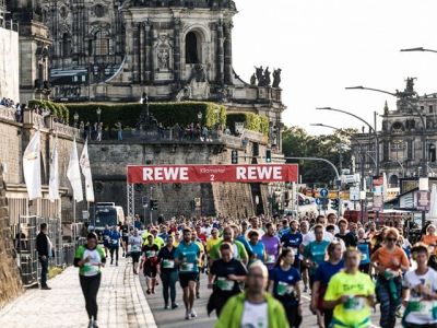 Team der Bergsicherung Freital beim Rewe Team Challenge 2019